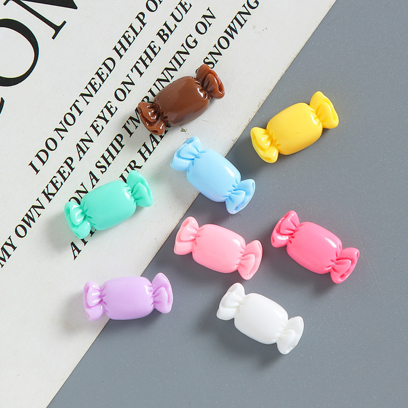 Cartoon Color Bright small size Candy Resin Accessories DIY Making Cream Gel Phone Case Hairpin Jewelry Material
