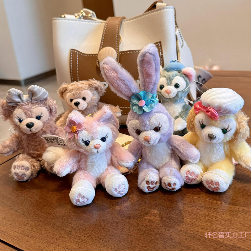 スイートフェイススターシャーリーローズベアぬいぐるみバッグペンダントトートバッグロンシャンバッグペンダントキーホルダー|undefined