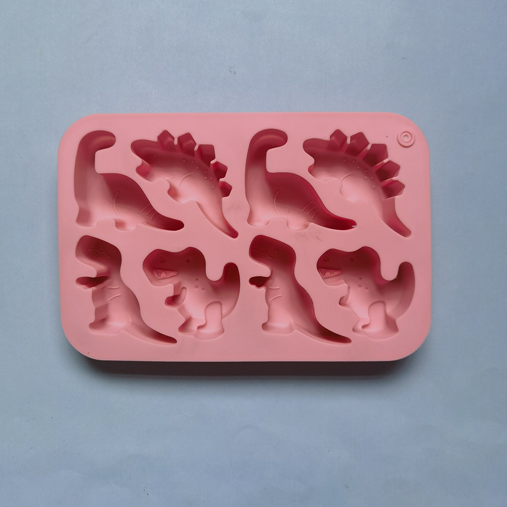 8 pequeños dinosaurios 370 molde de silicona para pastel de chocolate molde de pan herramientas de panadería