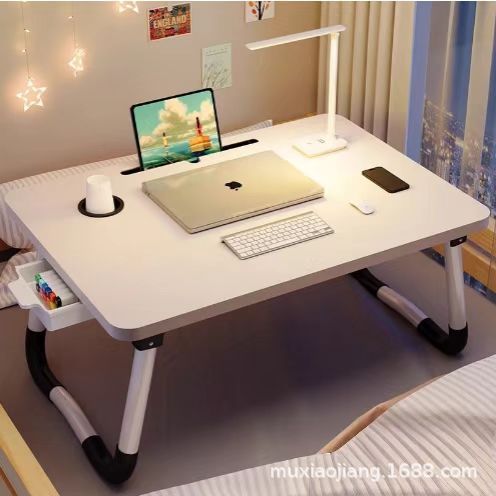 批发床上折叠桌学生宿舍学习小桌子收纳折叠电脑桌代发可折叠