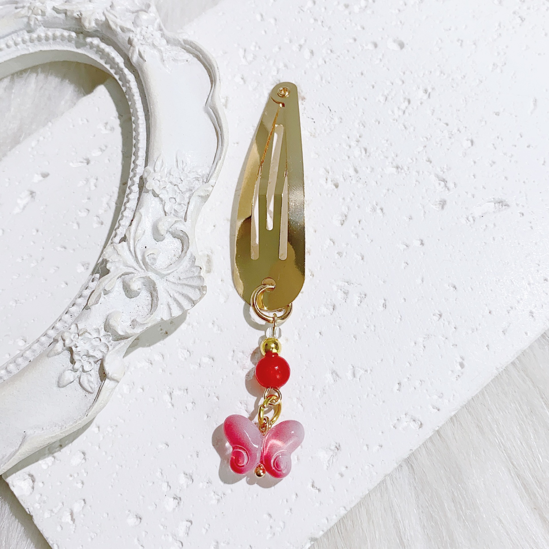7g Weight Charm Hair Clips Hair Accessories Type 1 Piece Quantity Holiday, Street Occasion Alloy Material Butterfly Pattern All Seasons Season Women's Gender Cute, Sweet Style Cute Sweet Women's Butterfly Alloy Charm Hair Clips 9