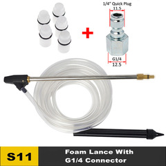 High-pressure cleaning and sandblasting equipment kit with 1/4-inch quick-connect fittings, for Karcher K series