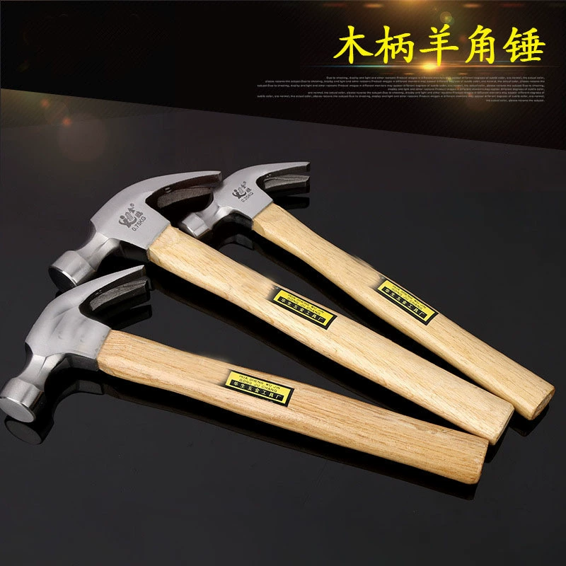 Деревянная ручка коготь молоток сильная Высокоуглеродистая сталь Строительная площадка деревянная ручка коготь молоток Плотника молоток