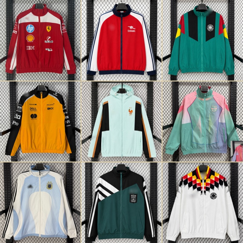2027 New F1 Mercedes-Benz Racing Jacket Arsenal Windbreaker Casual Sports Waterproof Jacket 2027 New F1 Mercedes-Benz Racing Jacket Arsenal Windbreaker Casual Sports Waterproof Jacket