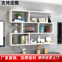 墙上置物架壁挂式墙架房间吊柜小户型书架挂墙书柜理发店收纳架