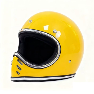 Motosiklet kaskı (dəbilqə) — Scooter Fiberglass All-Season Space