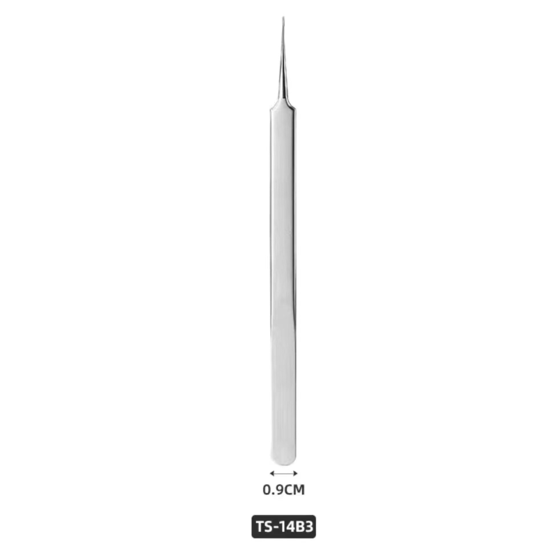 Pinzas puntiagudas alargadas pinzas de línea de vuelo de huellas dactilares de reparación de teléfonos móviles pinzas rectas puntiagudas de acero inoxidable antideslizantes