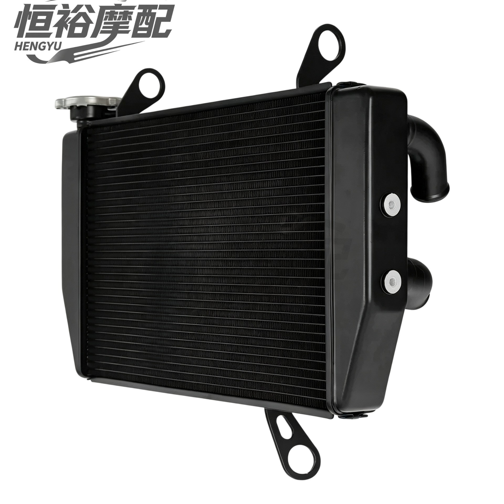 Suitable for Ducati MULTISTRADA 1200, cooling water tank and radiator assembly, model years 2010-2014