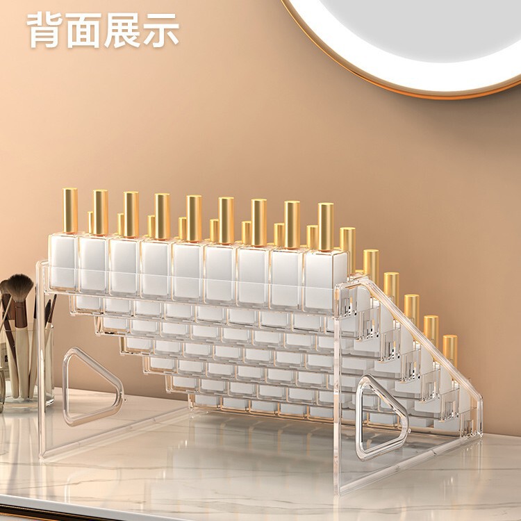 ネイル収納ケース多層透明マニキュア展示棚家庭用口紅化粧品マニキュア棚|undefined