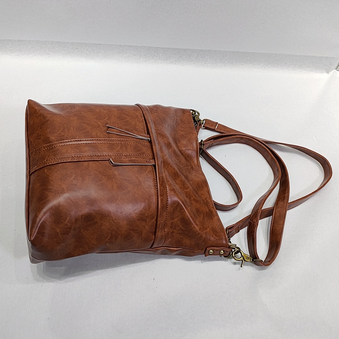 Women's Single Shoulder Crossbody Bag Soft Leather Gradient_voghion.com