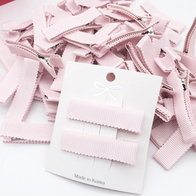 Three Hatband All inclusive Duckbill clip pinkycolor Hairpin Korean Edition Cartoon girl children Card issuance parts factory supply