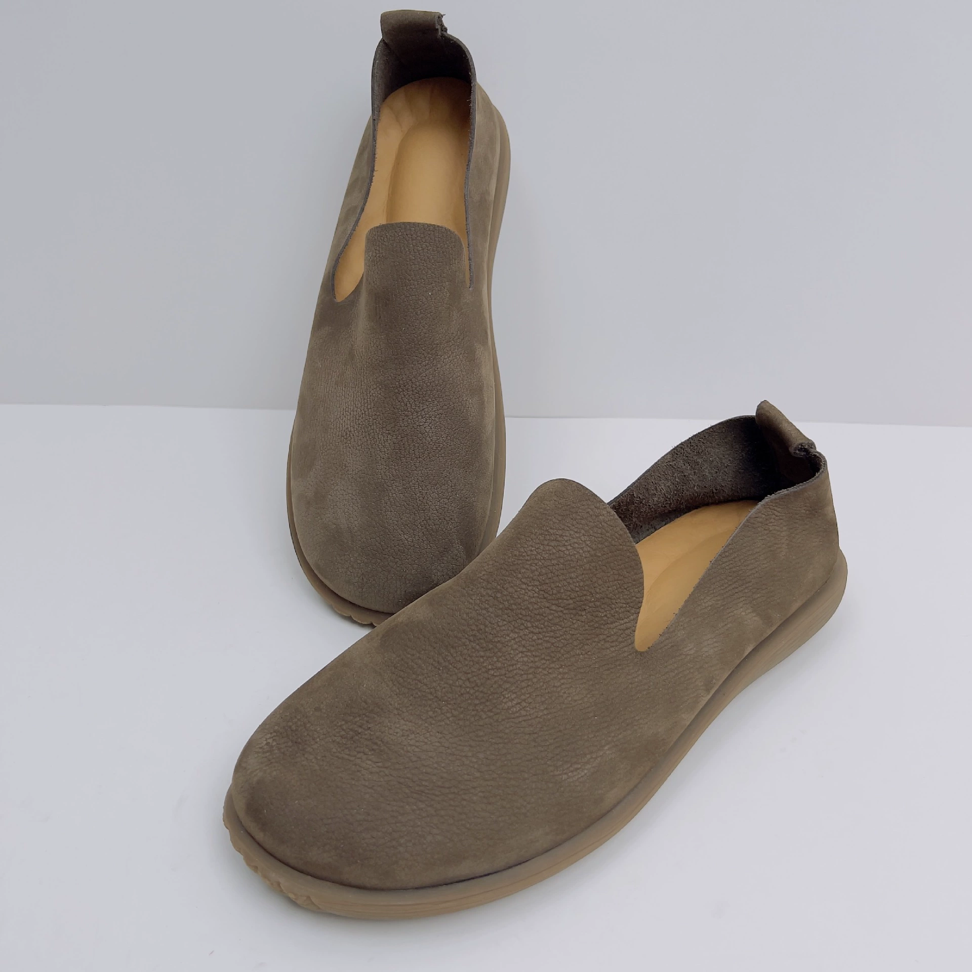 Новая кожаная ленивая дышащая кожаная обувь мягкая кожа подошва износостойкая мужская обувь повседневная тенденция вождения