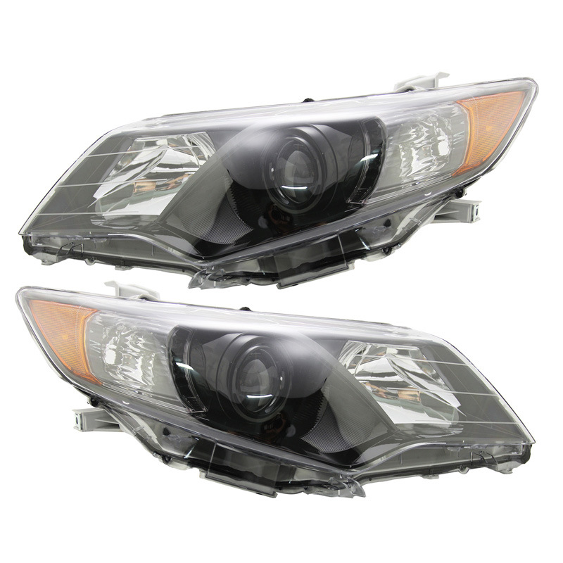 Adecuado para Toyota Camry modelo de coche original faro estándar americano 12-14camry modelo negro
