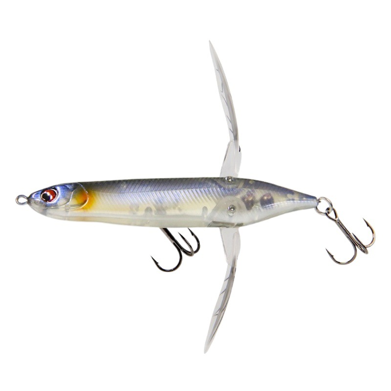 LETOYO OLA flotante escalada libélula 6,6g/80mm superficie del agua tractor arrastrándose Luya cebo