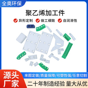 Customized Polyethylene Processing Parts Pe Wear-Resistant Guide Parts Plastic Slider Hdpe High-Density Polyethylene Processing Parts