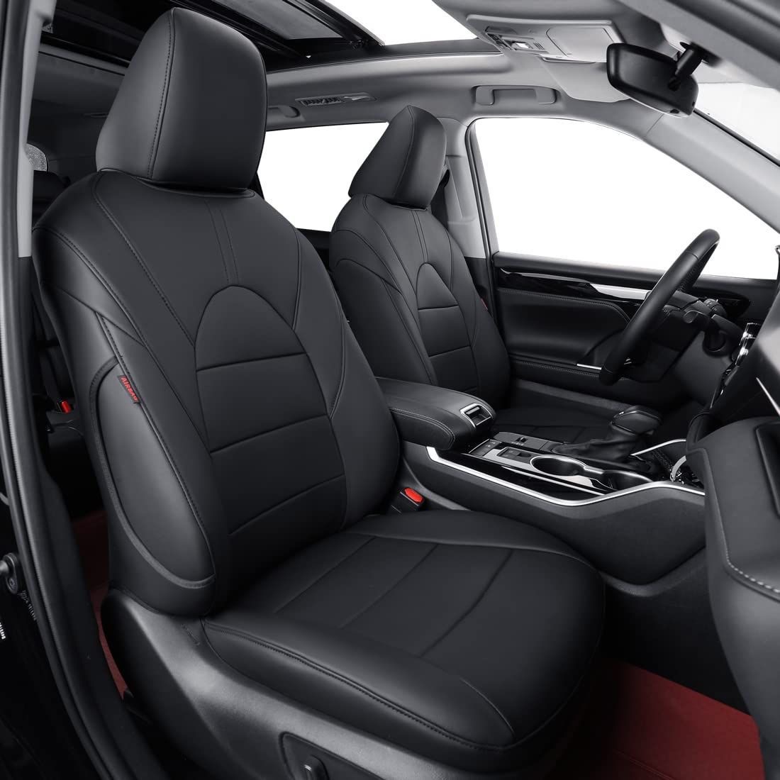 Toyota Highlander Special Car Seat Covers, Full Leather, All-Season, Breathable, Wear-Resistant Seat Covers