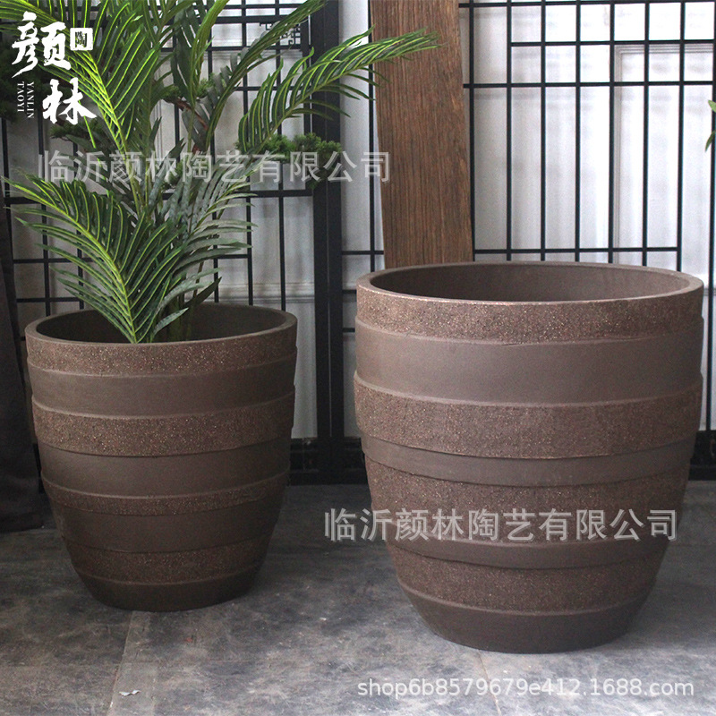 Grandes macetas de cerámica de gran calibre maceta de cerámica maceta de cerámica maceta de cerámica maceta de gran tamaño maceta de árboles paisaje maceta de gran tamaño maceta de gran tamaño