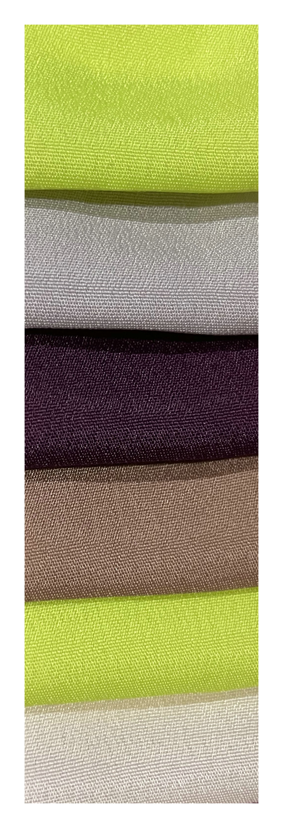 厂价直销 F6022现货供应仿真丝双皱高档时尚服装雪纺里布裙子面料