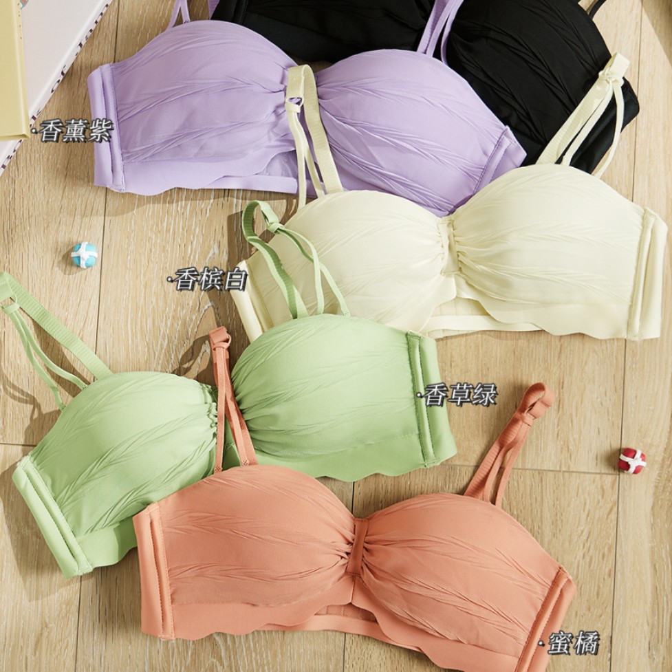 Venta directa de fábrica comercio electrónico transfronterizo Sudeste de Asia Vietnam Tailandia damas sin costuras sujetador de recogida lateral cómodo
