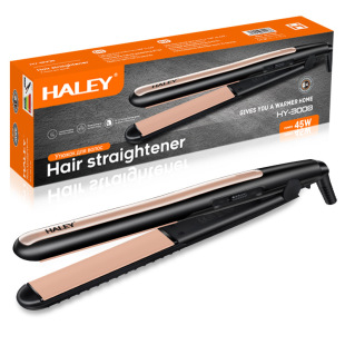 HALEY Cross-border European Standard Straightener Straight Roll Dual-purpose Hair-free Household Curling Rod Straight Hair Negative Ion Splint