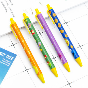 Manufacturer Customized Push-Button Creative Full-Color Printing Ballpoint Pen Full-Page Printing Advertising Pen Heat Transfer Printing Gift Pen