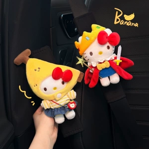 2026 Hellokitty avtomobil təhlükəsizlik kəməri çiyin yastığı, qadınlar üçün