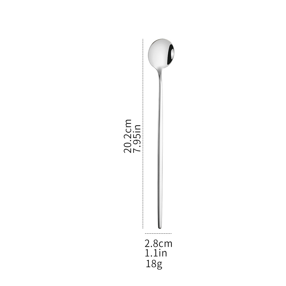 Stainless Steel Dessert Coffee Spoon For Elegant Tableware_voghion.com