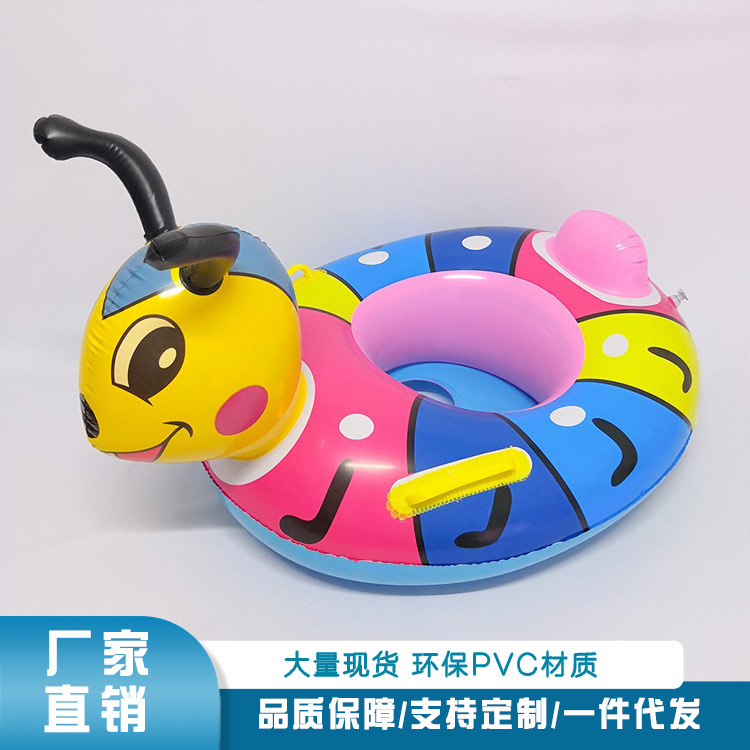 Manufacturer's spot inflatable small yacht baby swimming ring with…