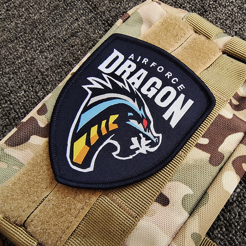 J-20 aircraft armband woven label Velcro seal J20 military fan chest strip badge cloth sticker backpack decoration sticker new