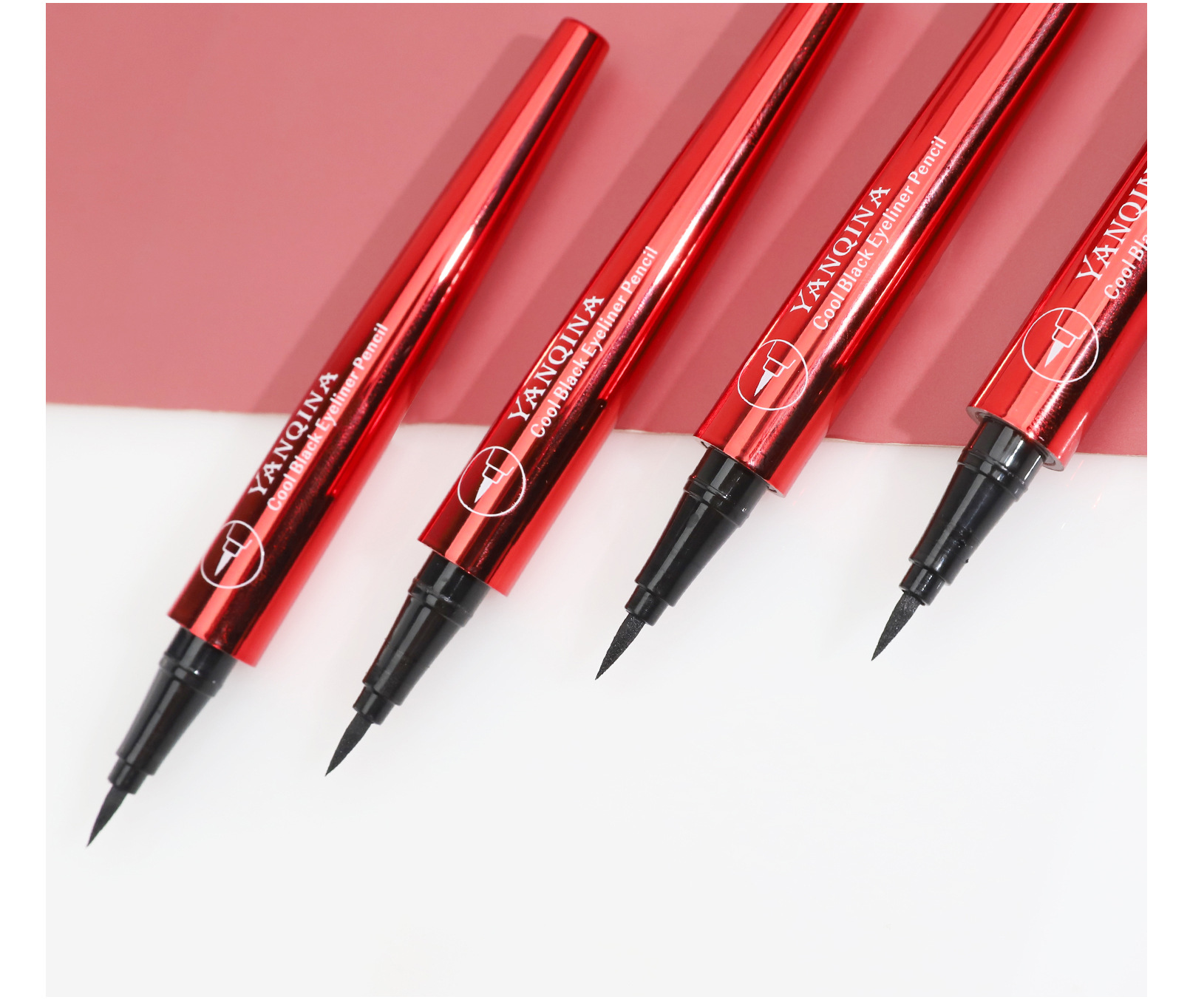 YANQINA 24H Quick-drying waterproof Eyeliner Pen, Eyeliner Ultra-fine liquid eyeliner pen, Cross-border makeup undefined