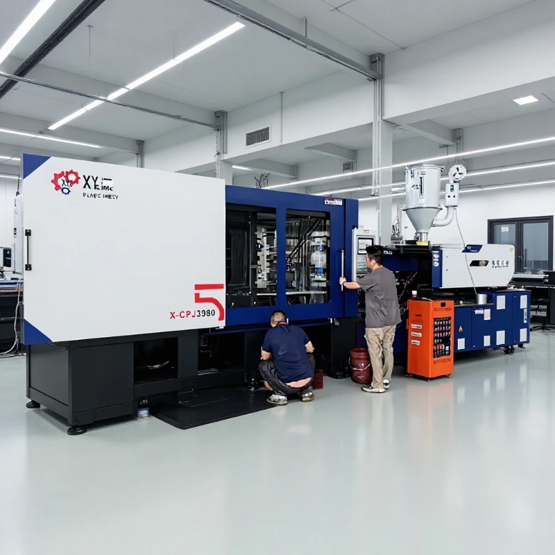 苹果筐注塑机伺服节能果筐专用注射机朗亿528T注塑成型机