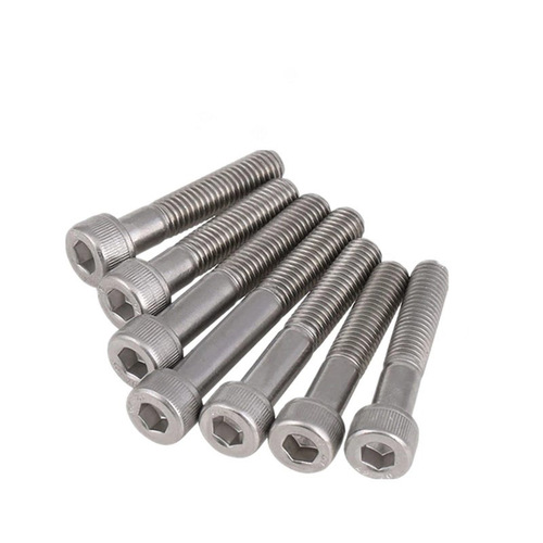304 stainless steel half-thread hexagon socket screws M4M5M6M8M10-M120 cylindrical head bolts half-threaded screws