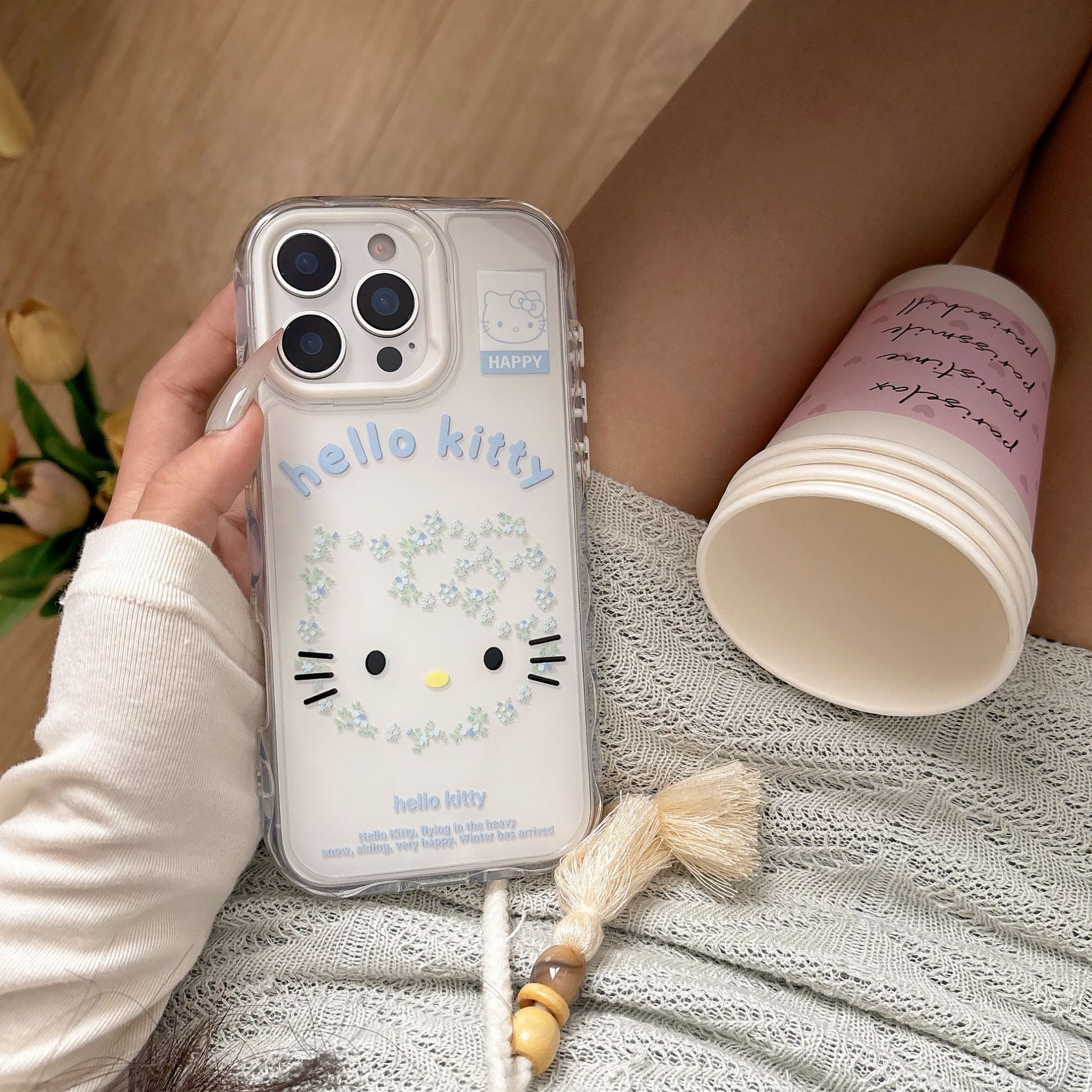 Corazón de niña destellando diamantes bowknot KT emoji para Apple 16ProMax funda para teléfono móvil 15Pro nuevo 14/13 mujer