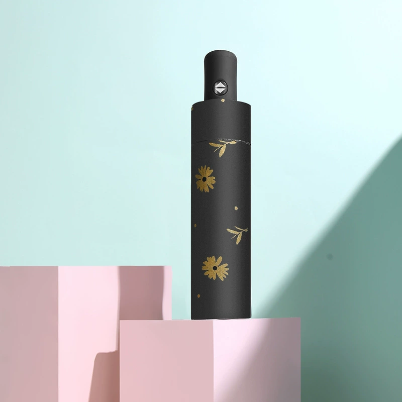 Automatic umbrella flower-shaped for students, fully automatic, sun protection, UV protection
