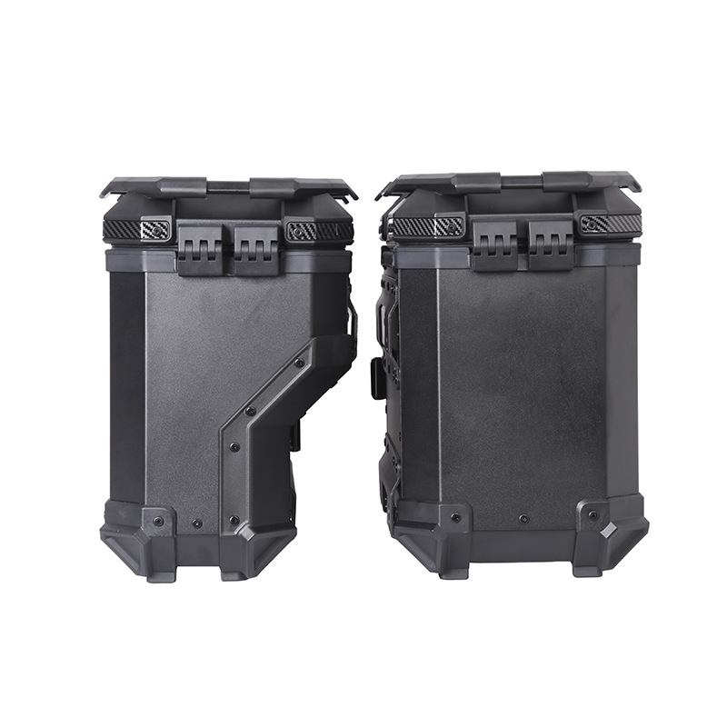 38Lmjw Knight Right Side Box Motorcycle Universal Aluminum Alloy Side Box Waterproof Side Box Anti-Theft Travel Storage Box