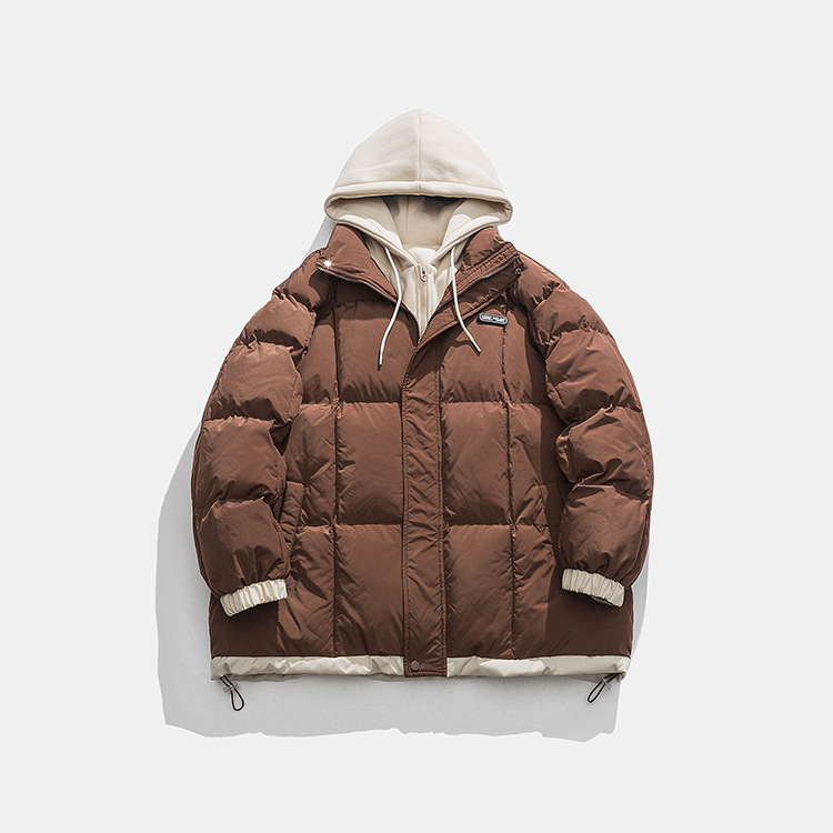 Abbigliamento maschile Nuovo due pezzi giacca in seta e cotone per uomo, vendita calda invernale, giacca in cotone morbido e spesso, cappotto invernale in lana di agnello_voghion.com