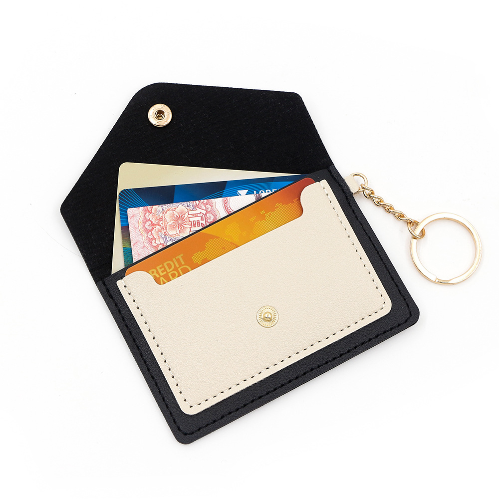 Nuevo nicho simple sobre bolsas de tarjetas creativas de color caramelo tarjeta de estudiantes bolsas de cambio tarjeta de tarjeta de identificación cubierta