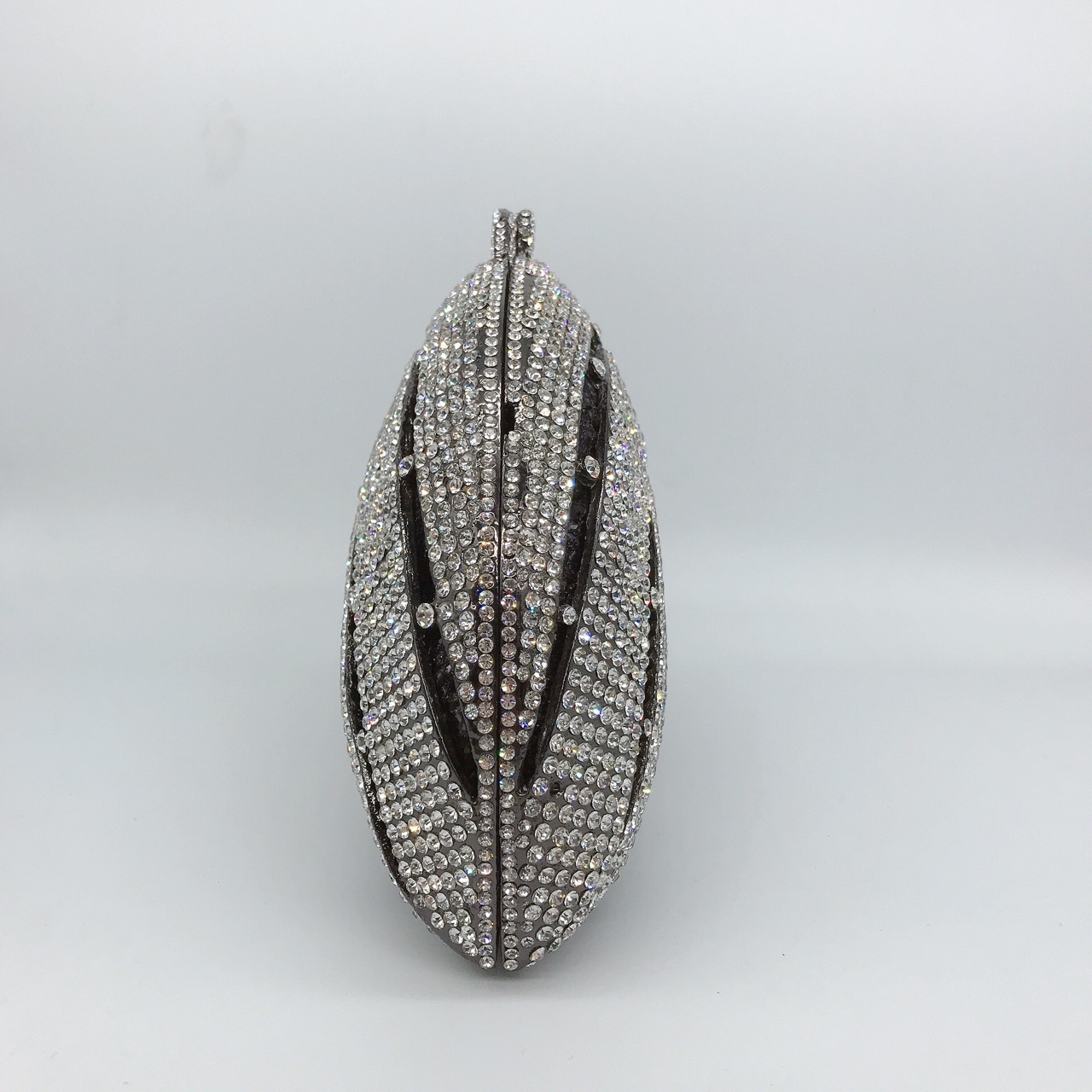 Nuevos productos transfronterizos con diamantes para la cena de la bolsa de metal vacío caja dura bolsa de cristal para la cena de la bolsa de mano llena de diamantes bolsas de mujer suaves