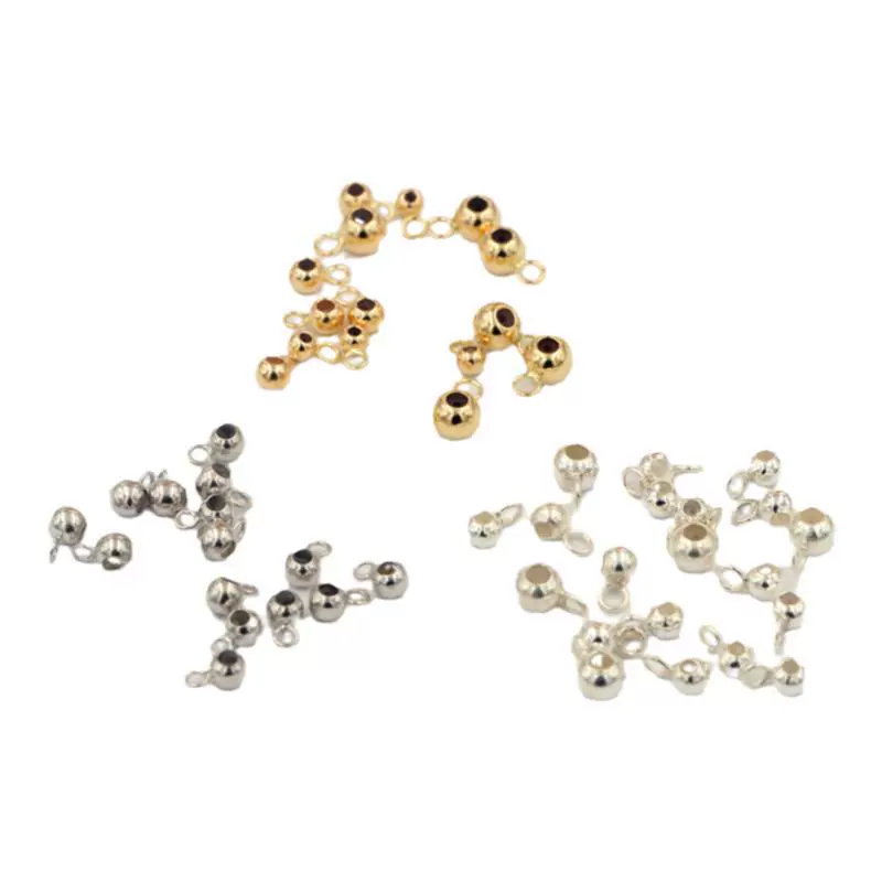 Golden silicone accessories, round beads, USA, 14 carat, geolocation function