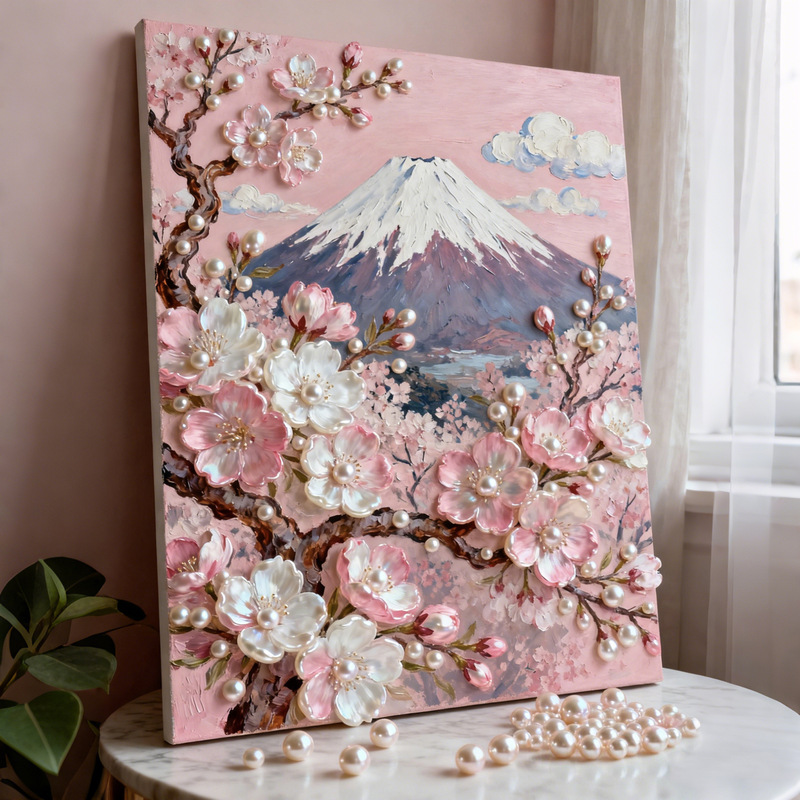 Pearl Painting New Style DIY Pearl Painting Landscape Flower Series Handmade Self-Adhesive Diamond Painting High-Value Decorative Painting Pearl Painting New Style DIY Pearl Painting Landscape Flower Series Handmade Self-Adhesive Diamond Painting High-Value Decorative Painting