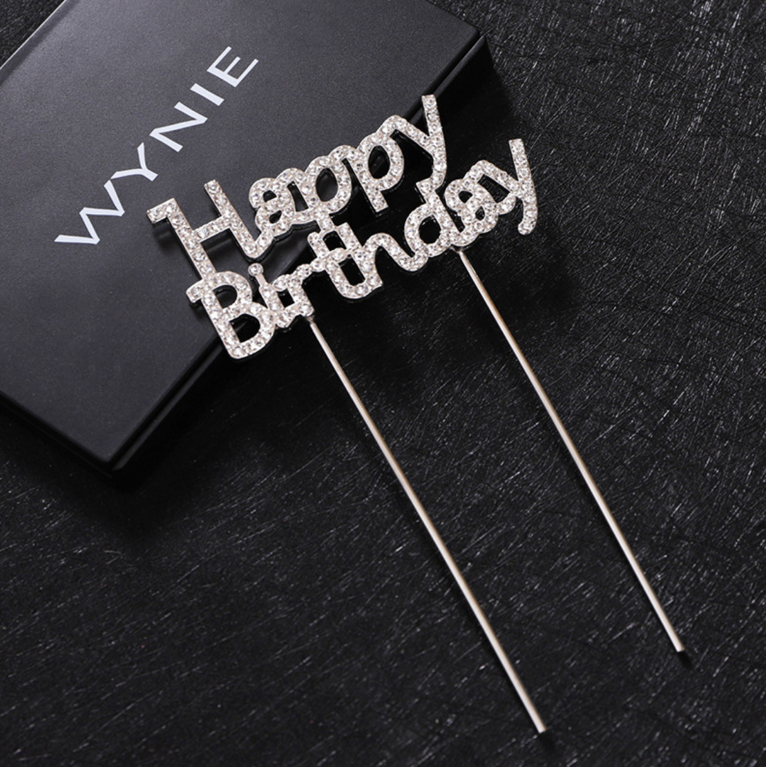 Pequeño Libro Rojo mismo rhinestone happybirthday digital pastel decoración diosa Hada cumpleaños plug-in tarjeta de inserción