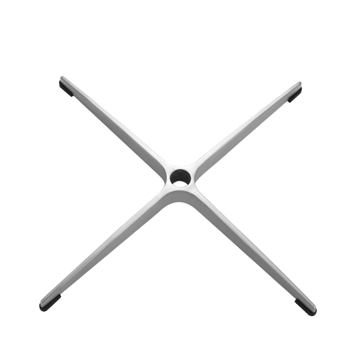 Fine polished gold aluminum alloy die casting four-star foot leisure chair foot office chair foot furniture accessories R260/R330