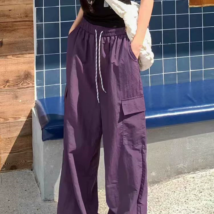 [Ранняя покупка, ранняя доставка + страховка доставки] Новые крутые и красивые американские спортивные быстросохнущие дизайнерские брюки с широкими штанинами.