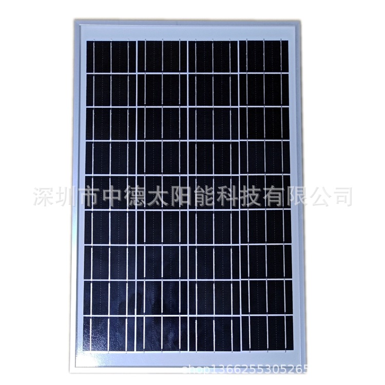 单晶太阳能电池板 光伏电池板 18V10W 发电板 厂家直售