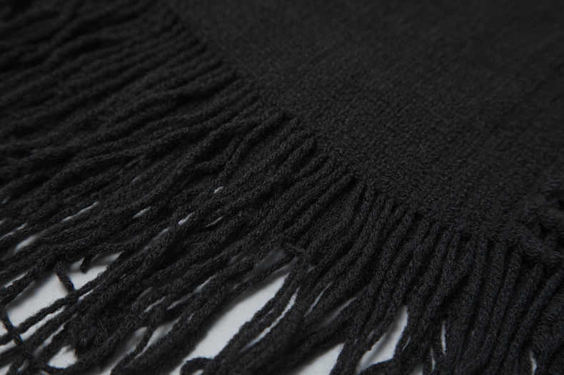 Unisex Cape Spring and winter plus-size knit button-hooded cape cape_voghion.com