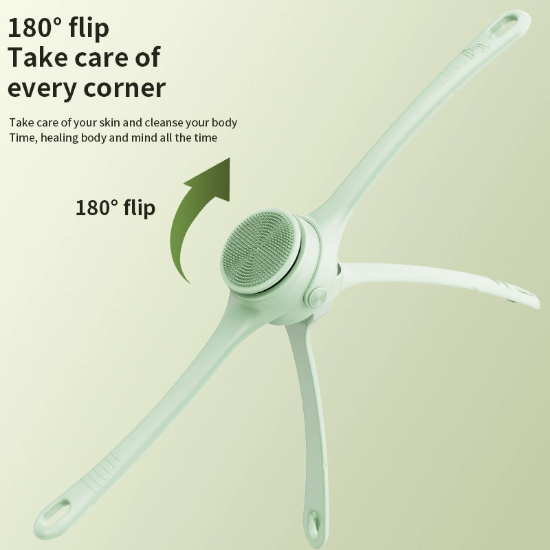 Трансграничная новая двухручная электрическая щетка для ванны Многофункциональная щетка для лица Массажная щетка для ванны Щетка для ванны Водонепроницаемый артефакт