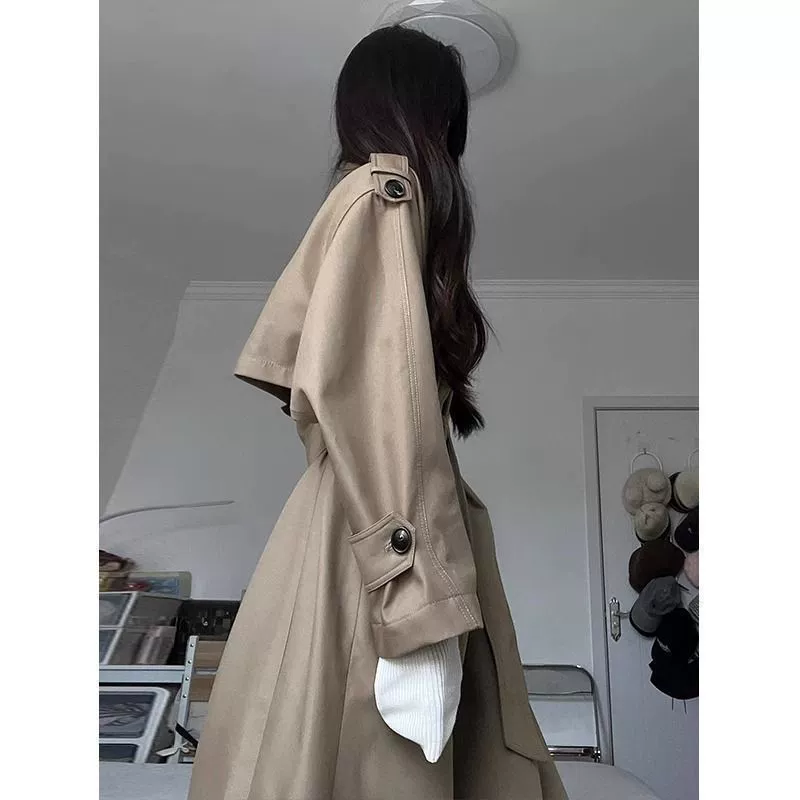 Autumn trench coat, jacket, loose fit