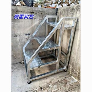 Three-Step Ladder, Iron Ladder, Engineering Ladder, Climbing Ladder, Household Ladder, Industrial Staircase, Other Mizaan Two-Handrail Outdoor