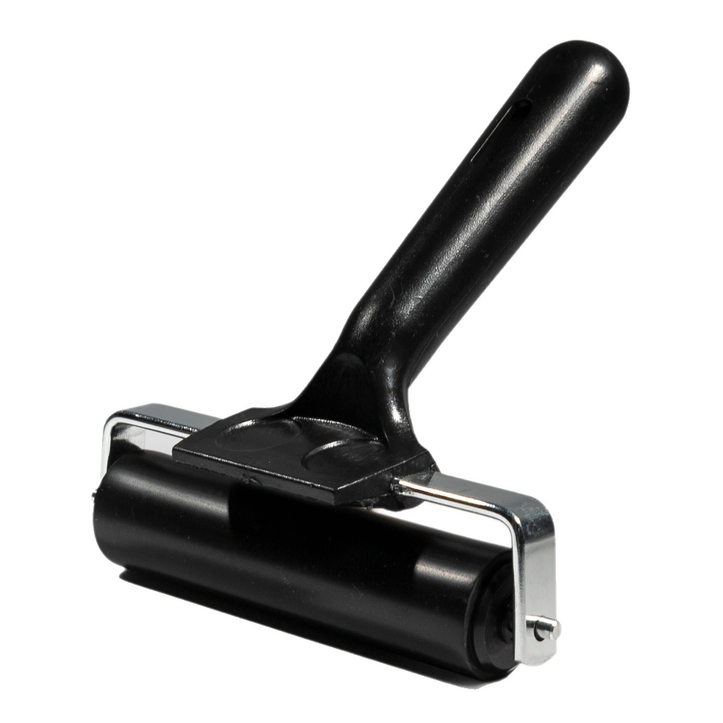 Inventario transfronterizo 10 / 6cm marco de acero topografía rodillo de goma empujador rodillo antideslizante impresión de tinta rodillo de impresión