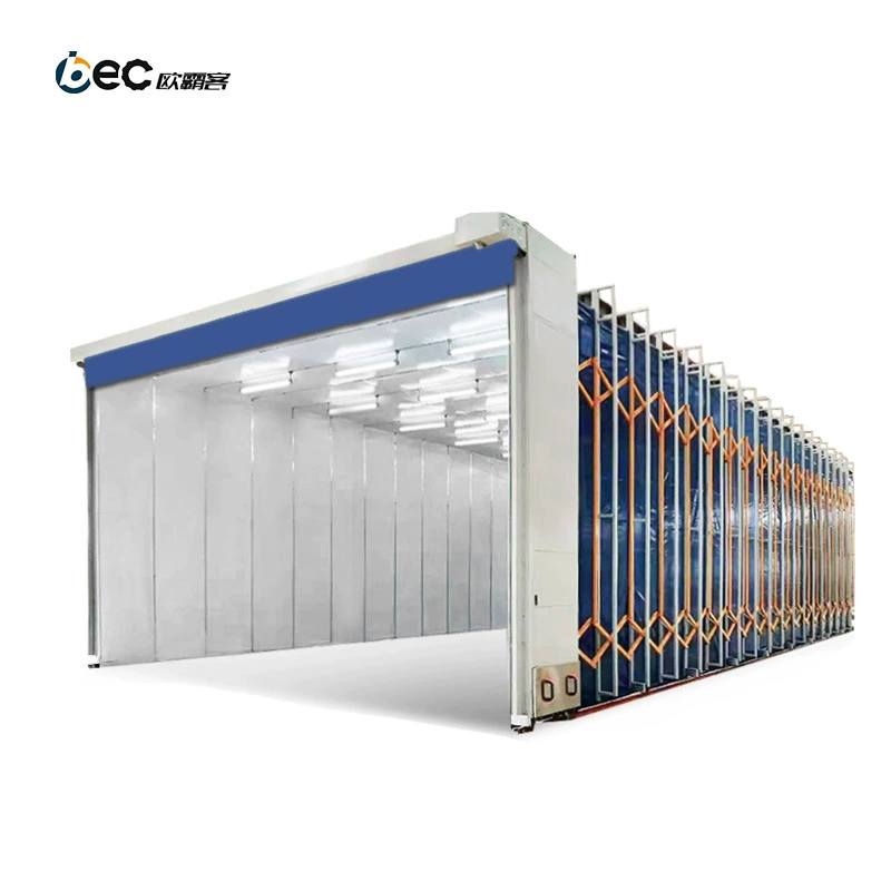 OBEC Внешняя торговля Экспорт Телескопическая комната окраски автомобиля Выдвижная комната окраски автомобиля Мобильная телескопическая комната краски